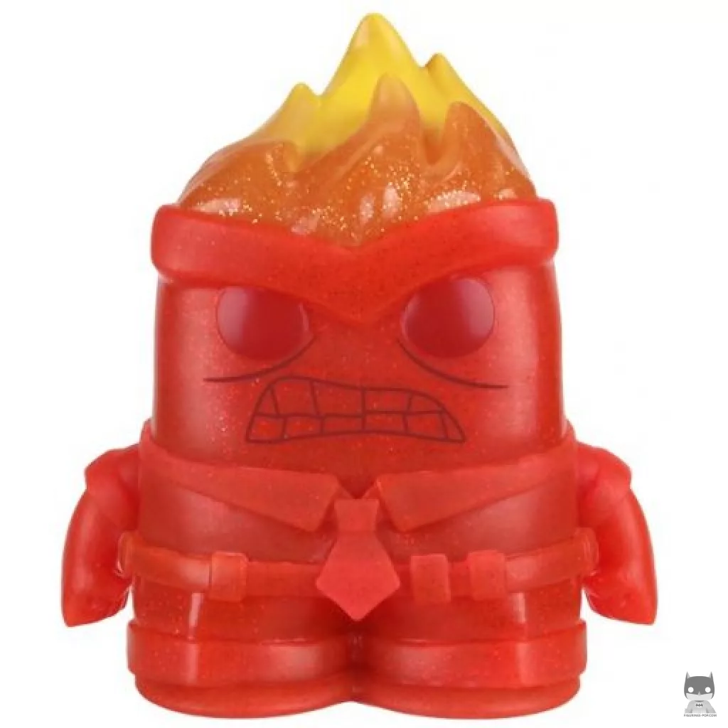 Figura Funko Pop! Ira con llamas (Purpurina) (Del revés)