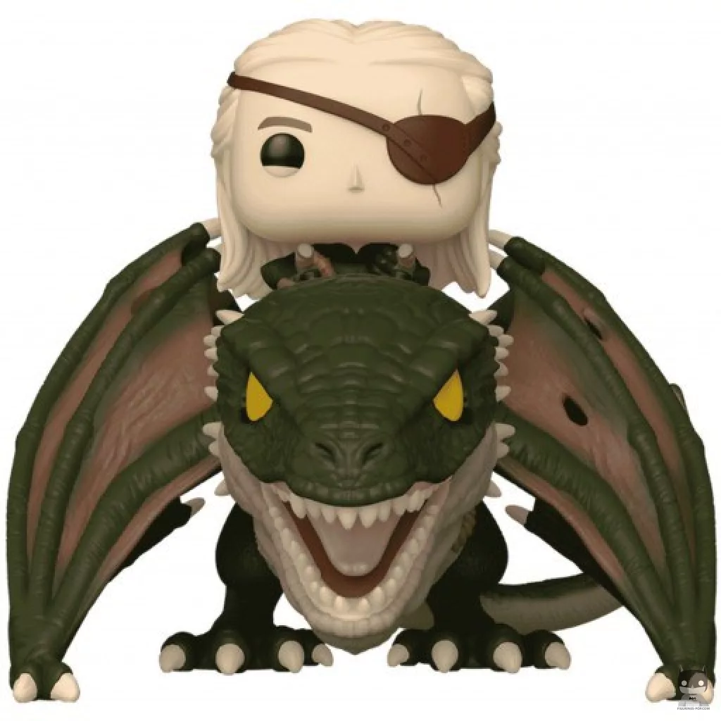 Figura Funko Pop! Aemond Targaryen con Vhagar (La casa del dragón: Day of the Dragon (Juego de tronos))