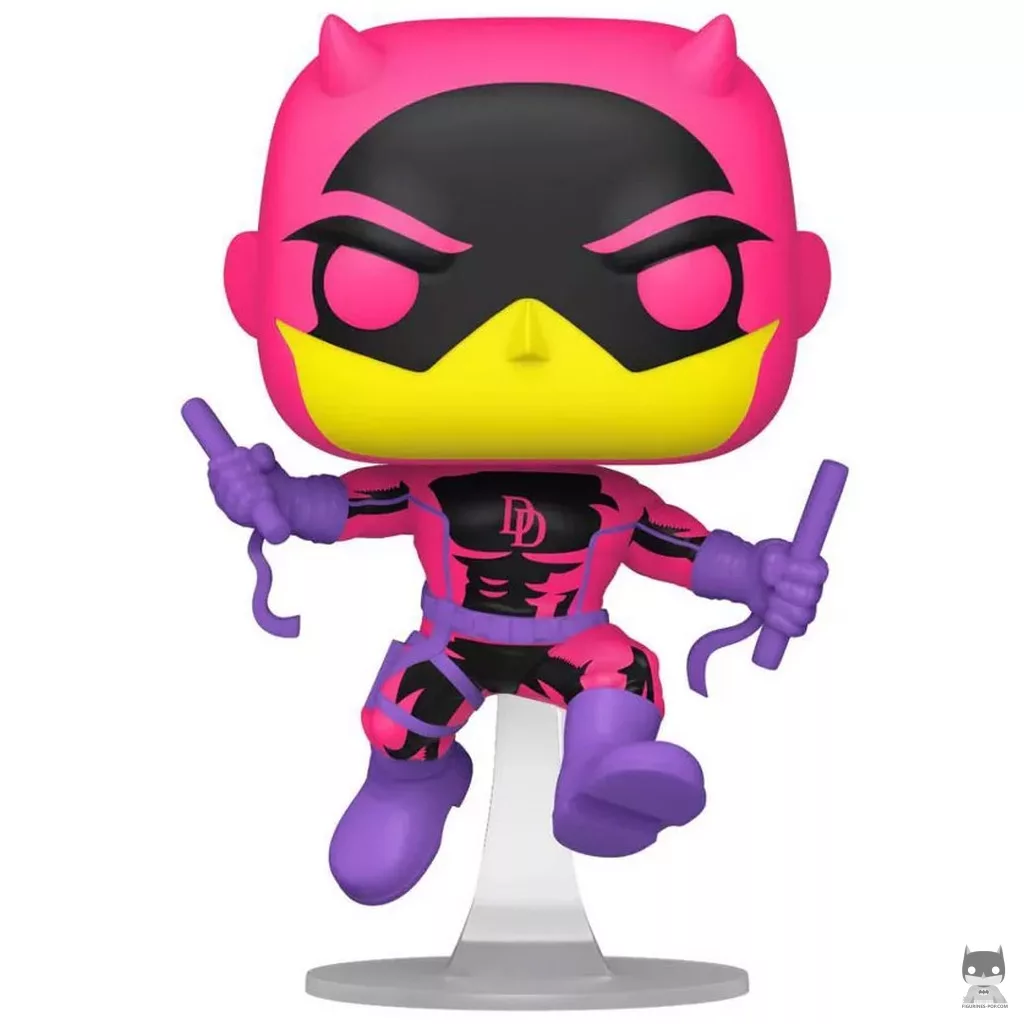 Figura Funko Pop! Daredevil (Clásico) (Luz negra) (Marvel Comics)