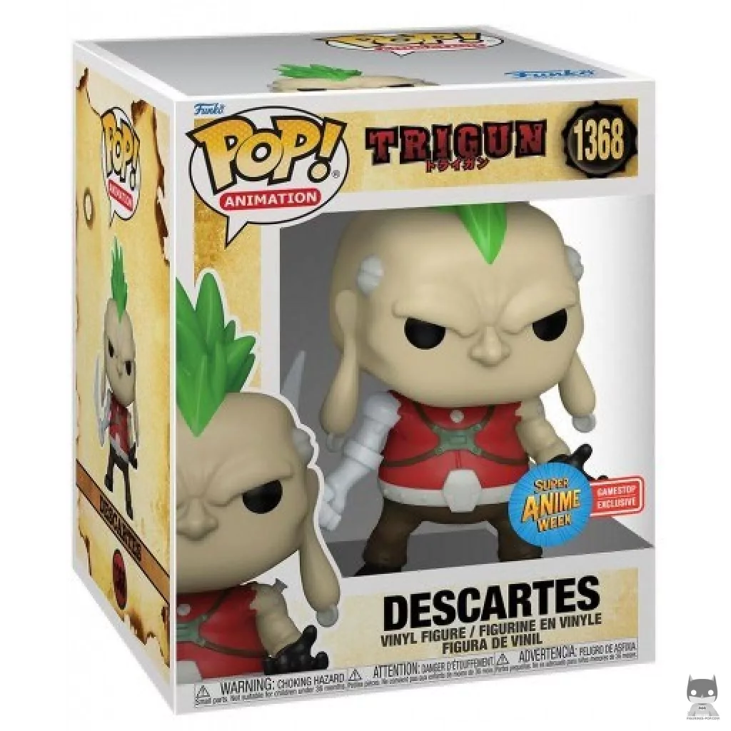 Figura Funko Pop! Descartes (Supersized) en su caja