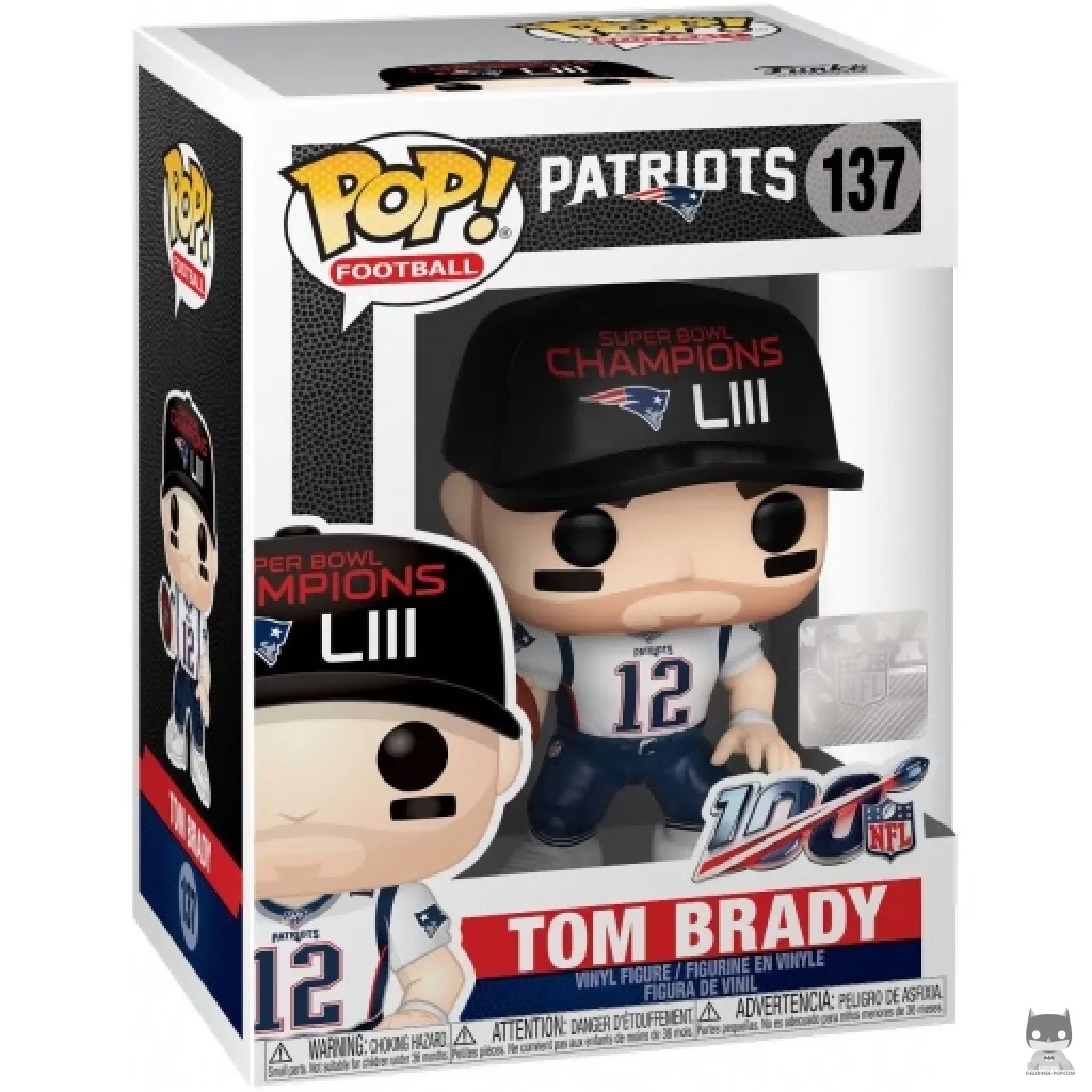Figura Funko Pop! Tom Brady en su caja