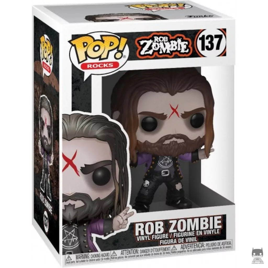 Figura Funko Pop! Rob Zombie en su caja