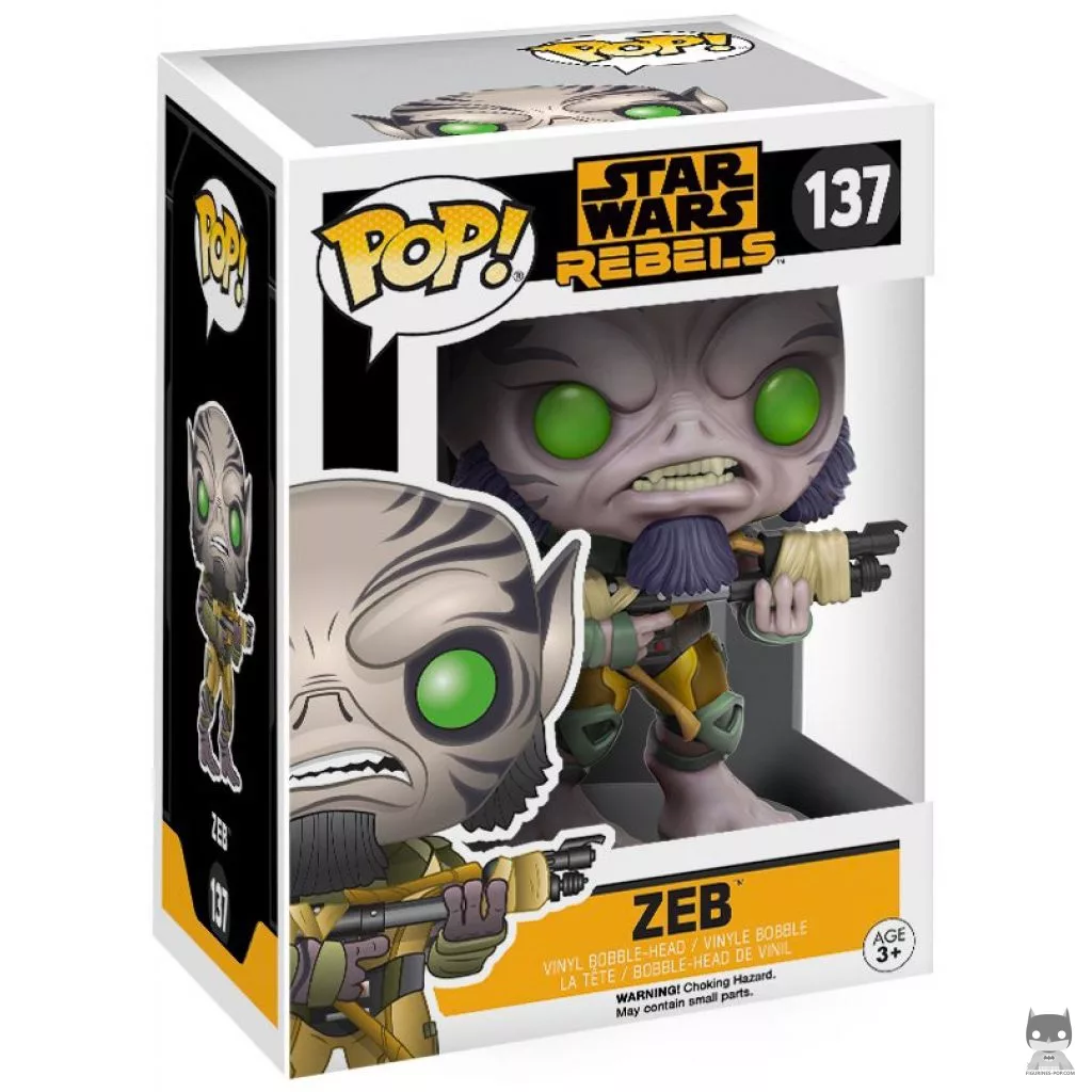Figura Funko Pop! Zeb en su caja