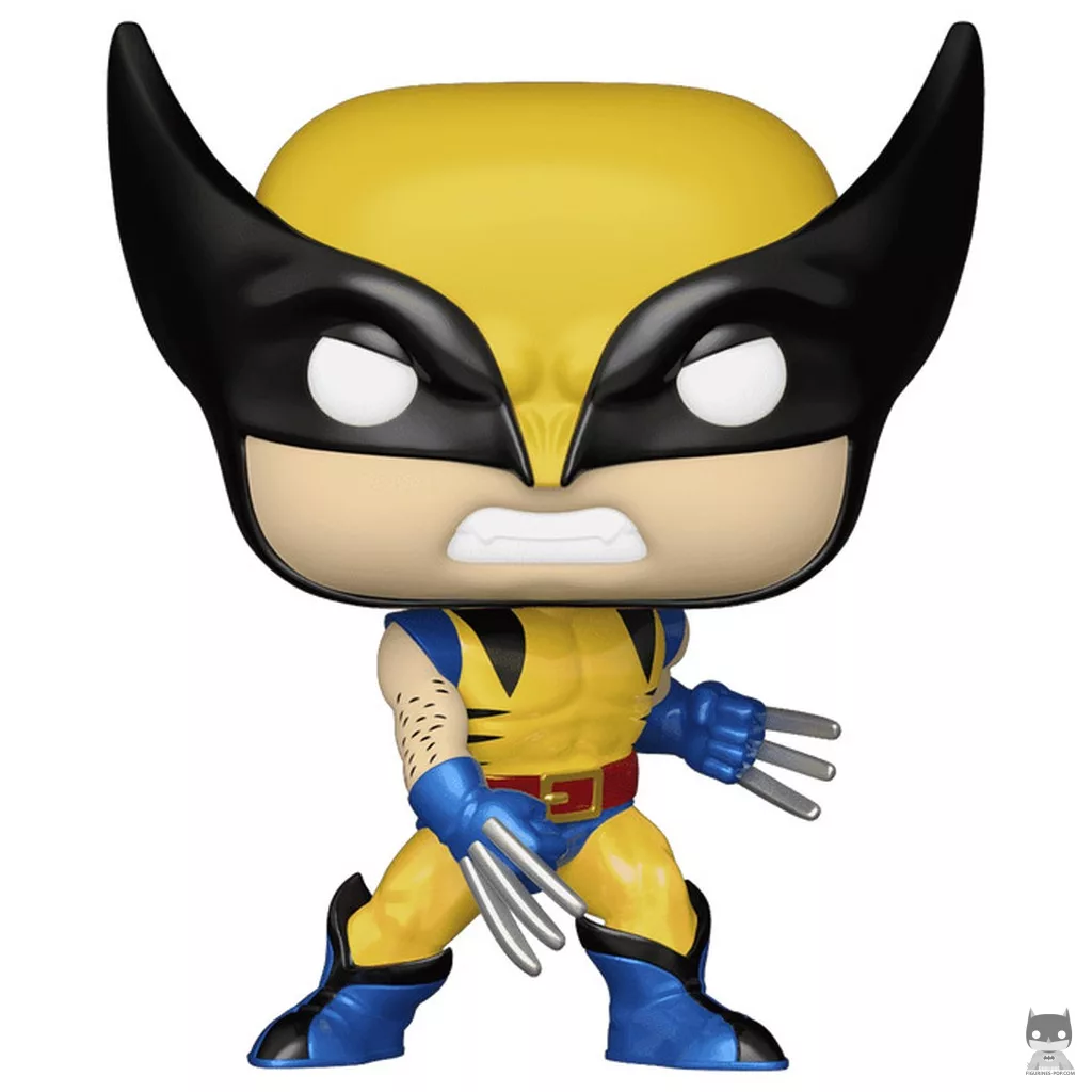 Figura Funko Pop! Lobezno (Traje clásico) (Metalizado) (Marvel Comics)