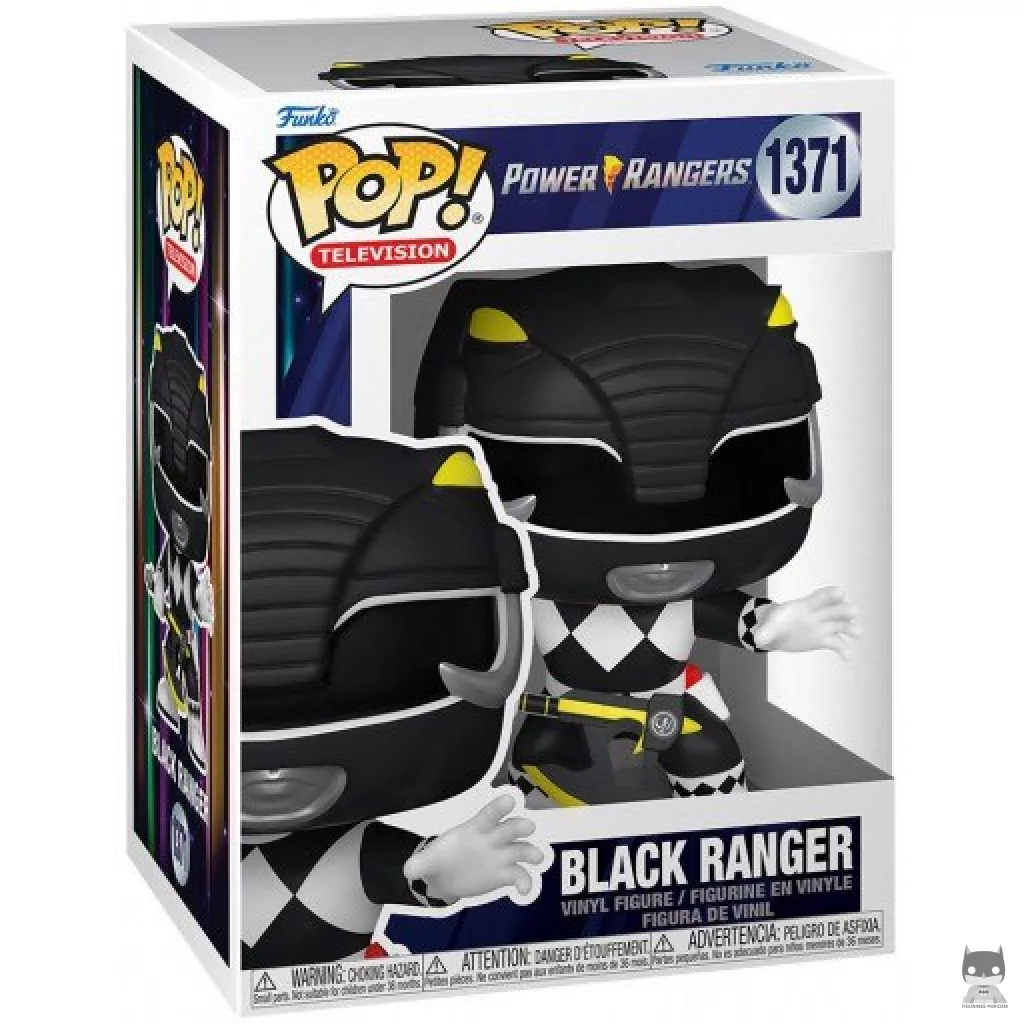 Figura Funko Pop! Ranger Negro en su caja