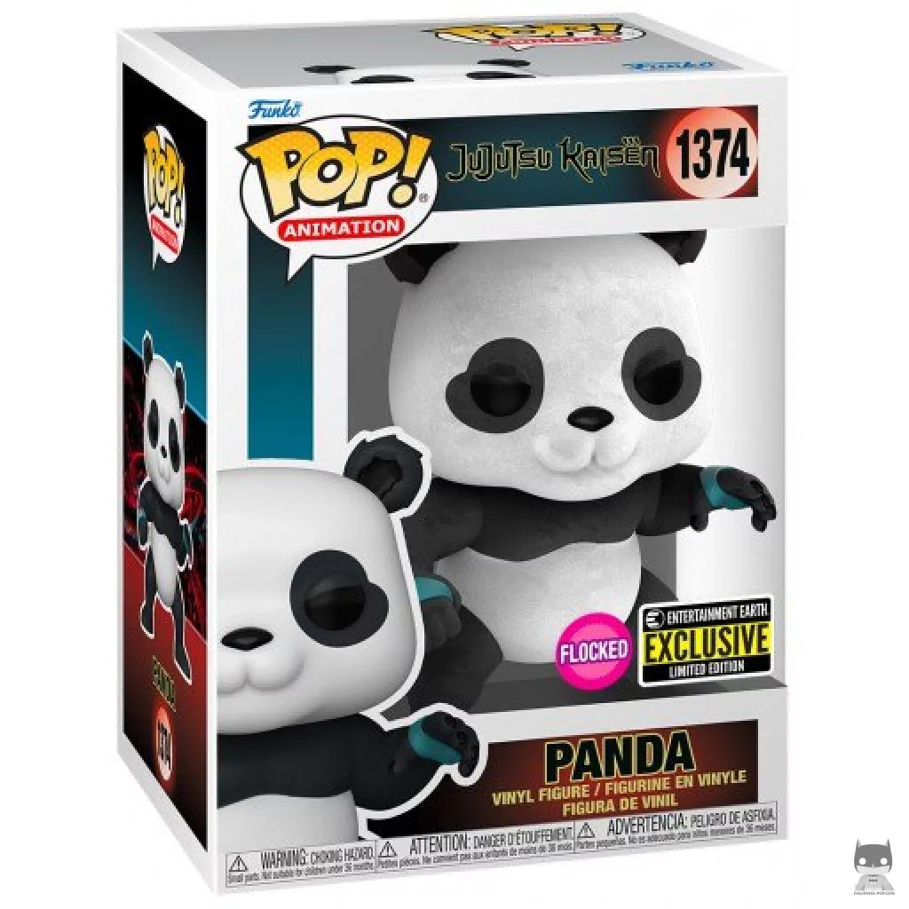 Figura Funko Pop! Panda (Flocado) en su caja