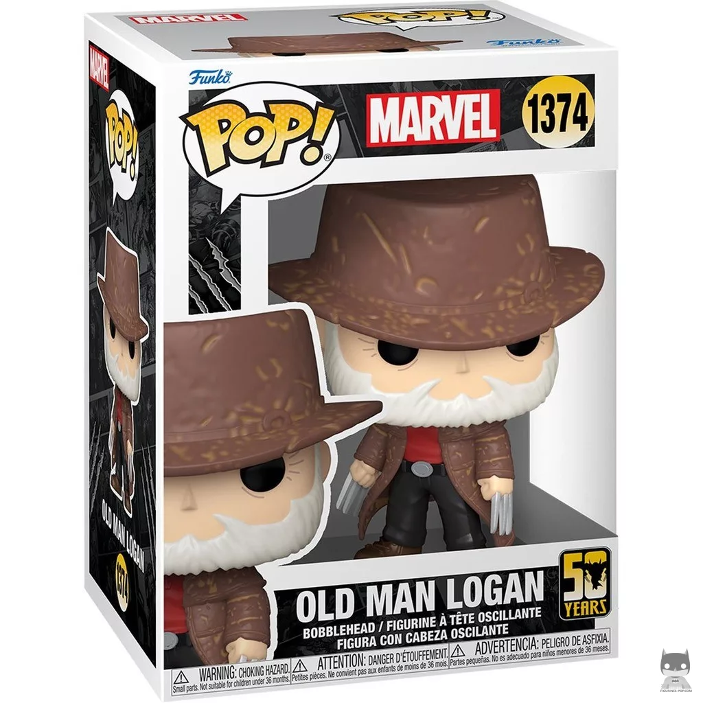 Figura Funko Pop! Old Man Logan en su caja