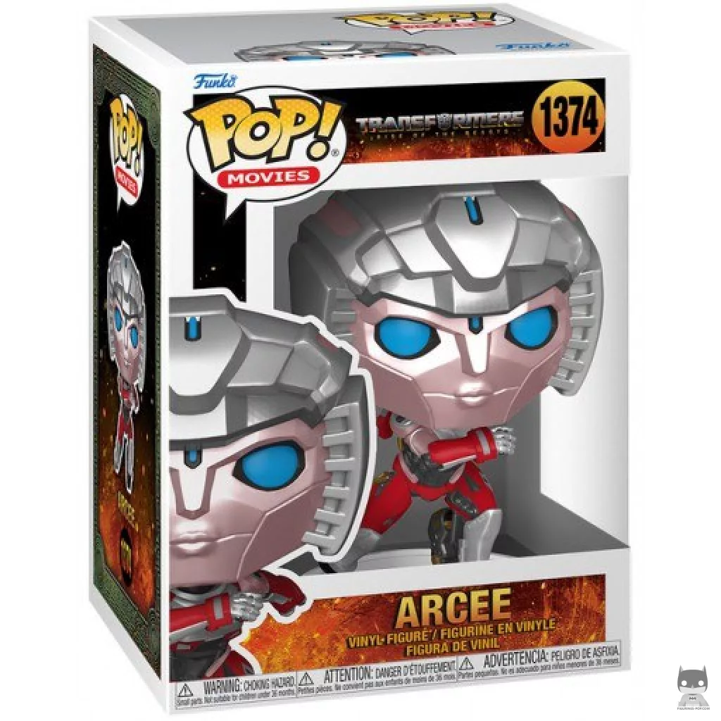 Figura Funko Pop! Arcee en su caja