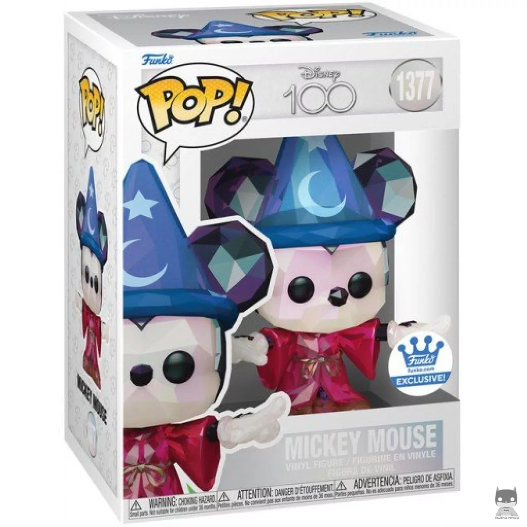 Figura Funko Pop! Mickey El aprendiz de brujo (Facetado) en su caja