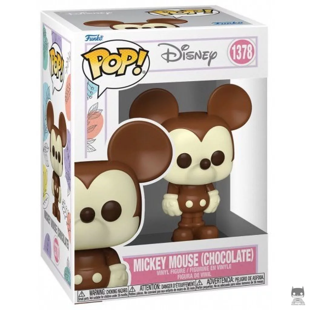 Figura Funko Pop! Mickey Mouse (Chocolate) en su caja