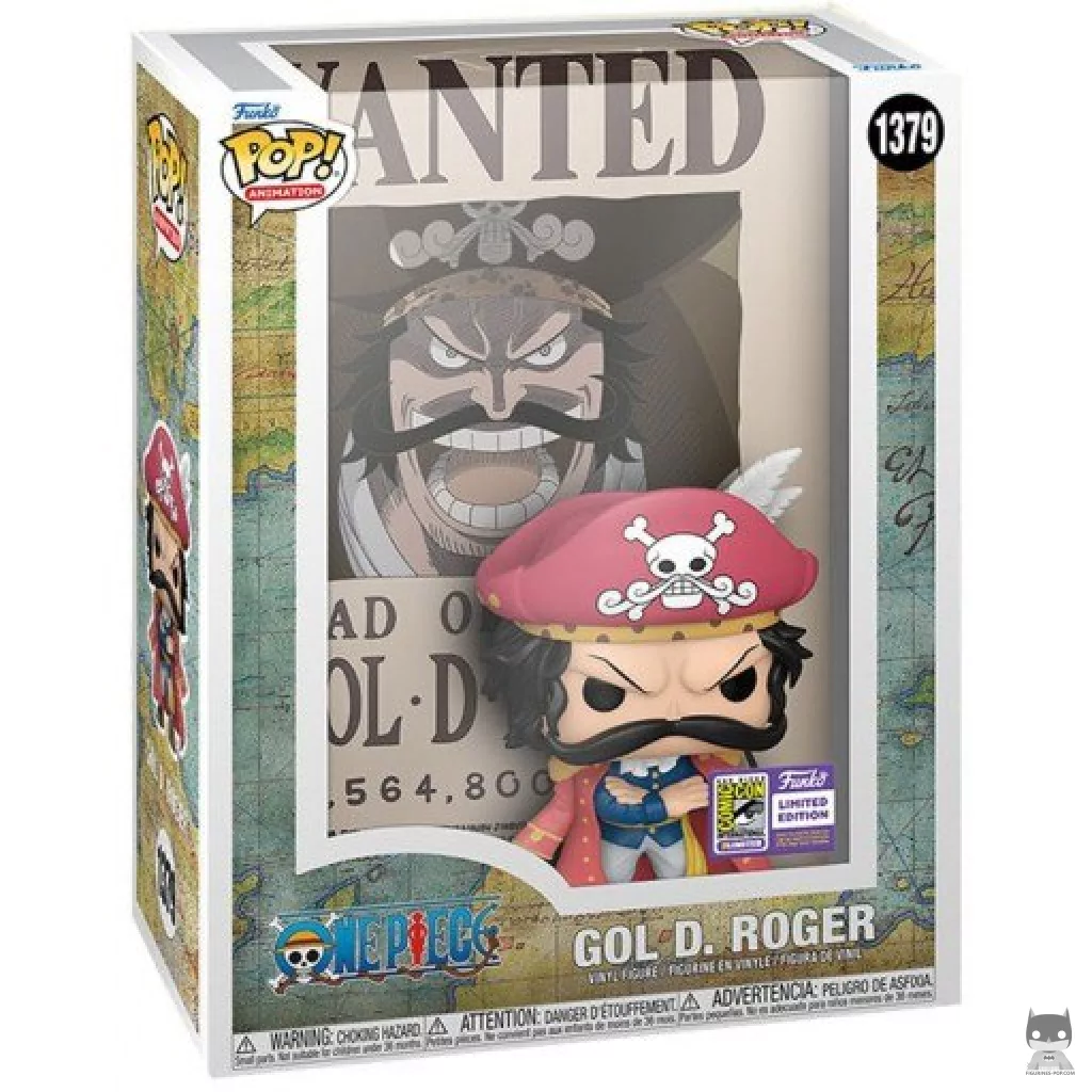 Figura Funko Pop! Gol D. Roger (Póster) en su caja