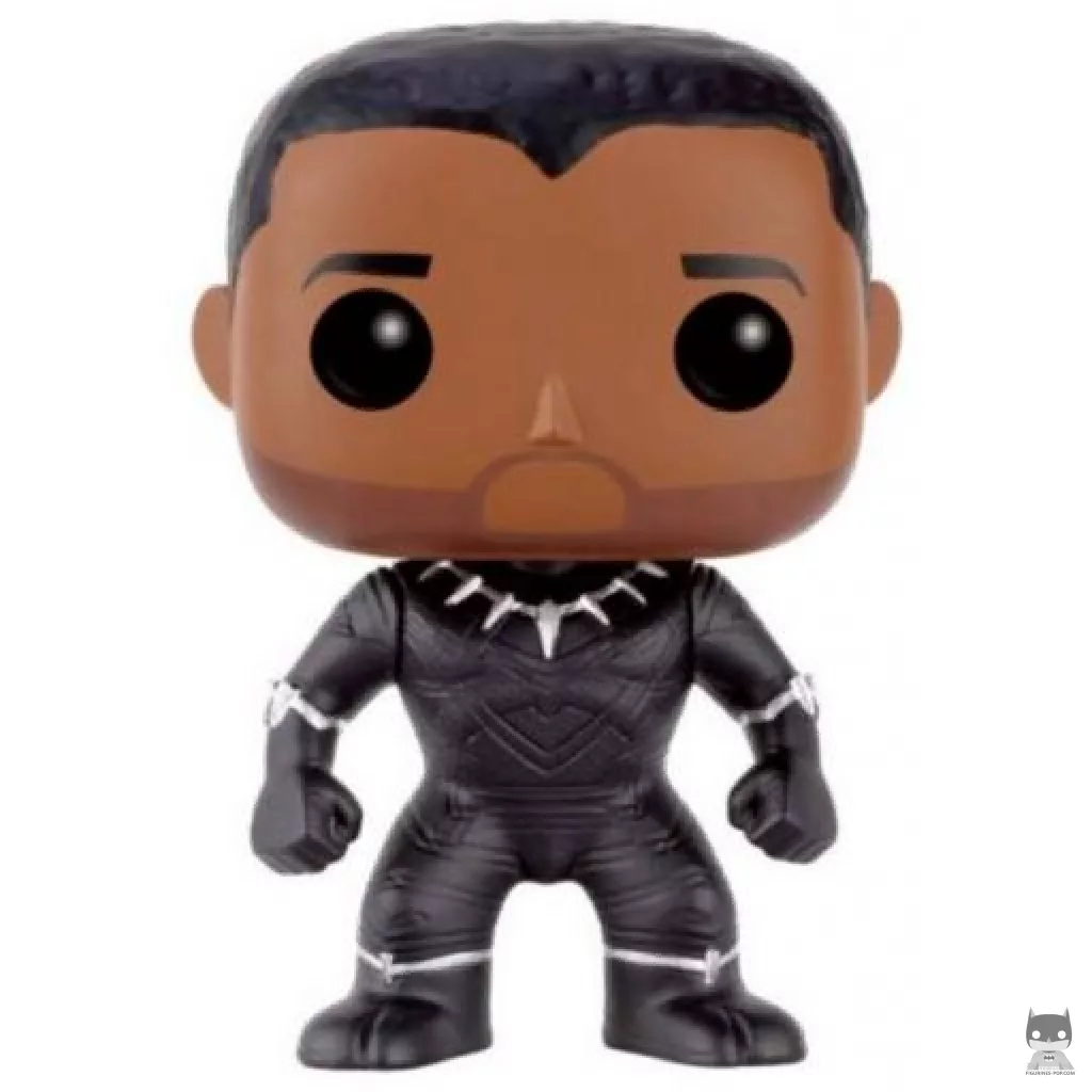 Figura Funko Pop! Black Panther (Sin máscara) (Capitán América: Civil War)