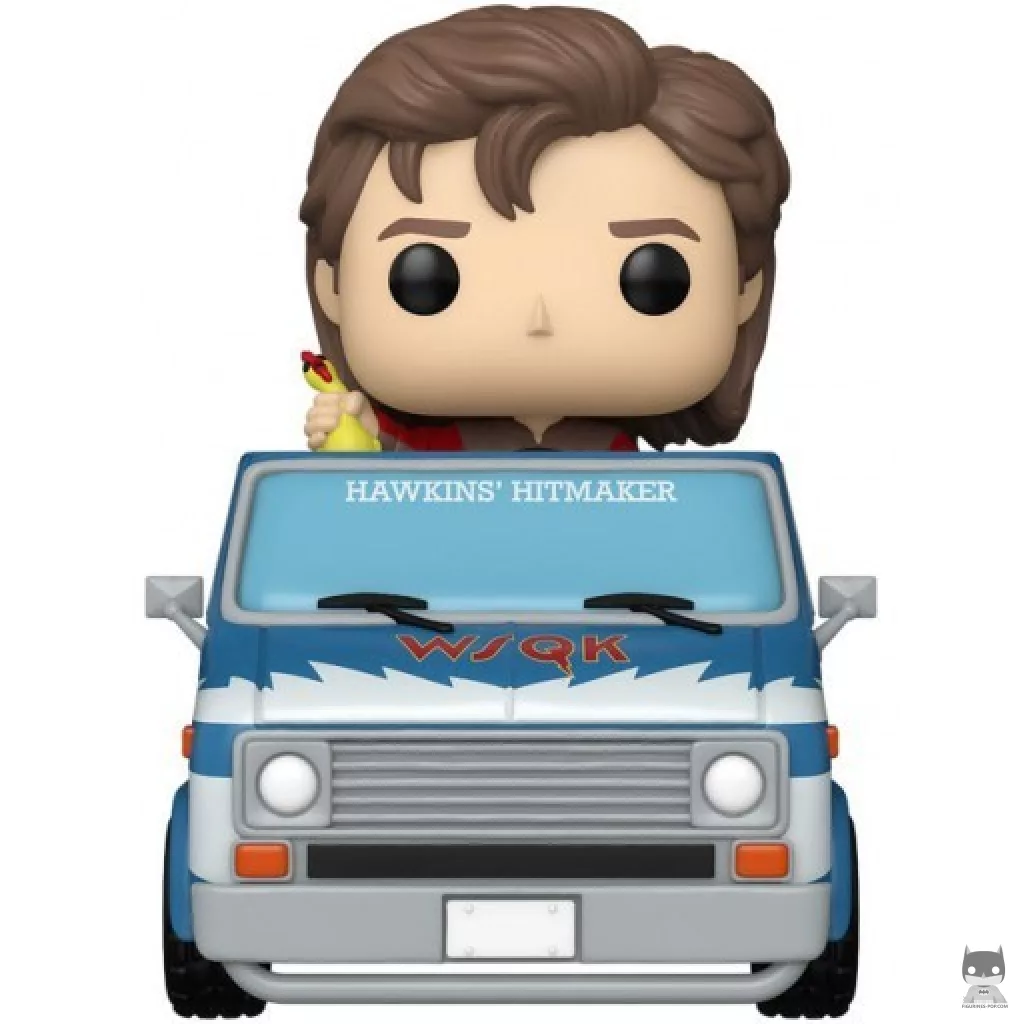 Figura Funko Pop! Steve con la furgoneta Squawk (Stranger Things)