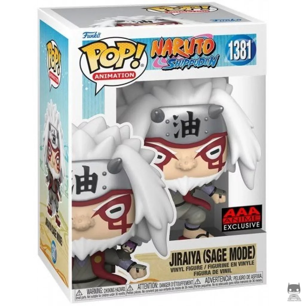 Figura Funko Pop! Jiraiya (Modo Sabio) en su caja