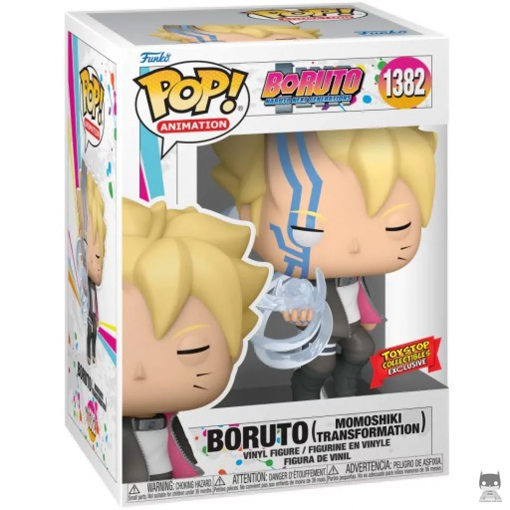 Figura Funko Pop! Boruto (Transformación Momoshiki) en su caja