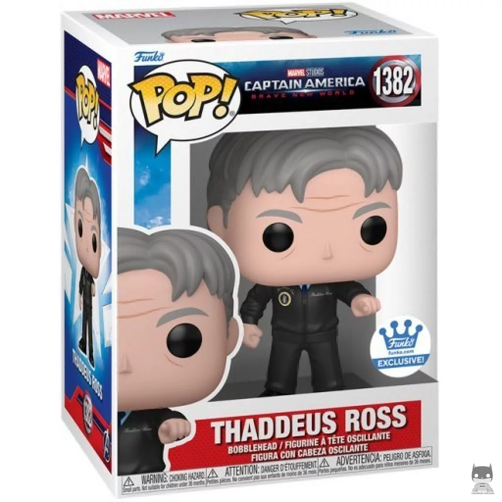 Figura Funko Pop! Thaddeus Ross en su caja