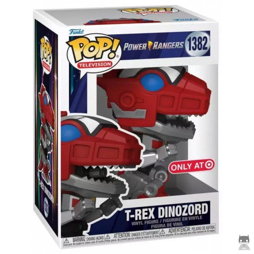 Figura Funko Pop! Dinozord Tiranosaurio en su caja