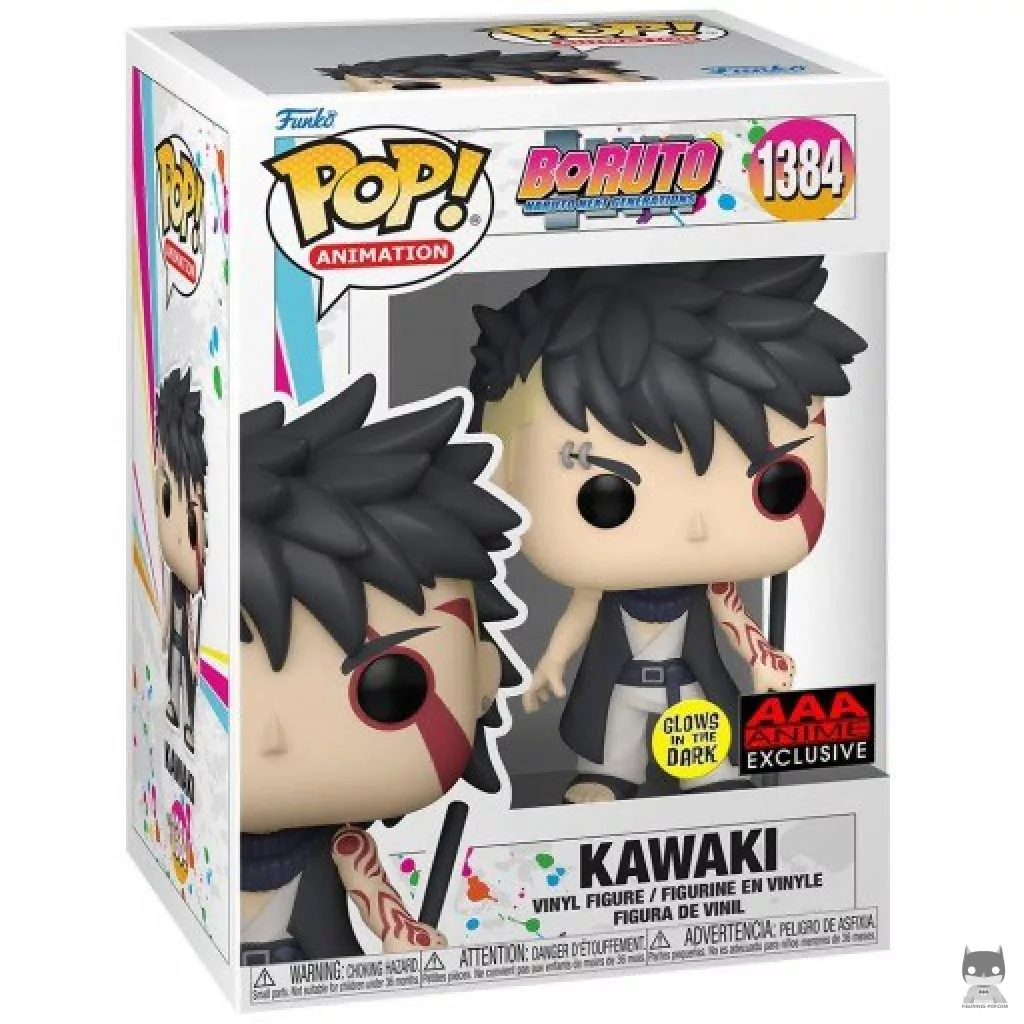 Figura Funko Pop! Kawaki (Brilla en la oscuridad) en su caja