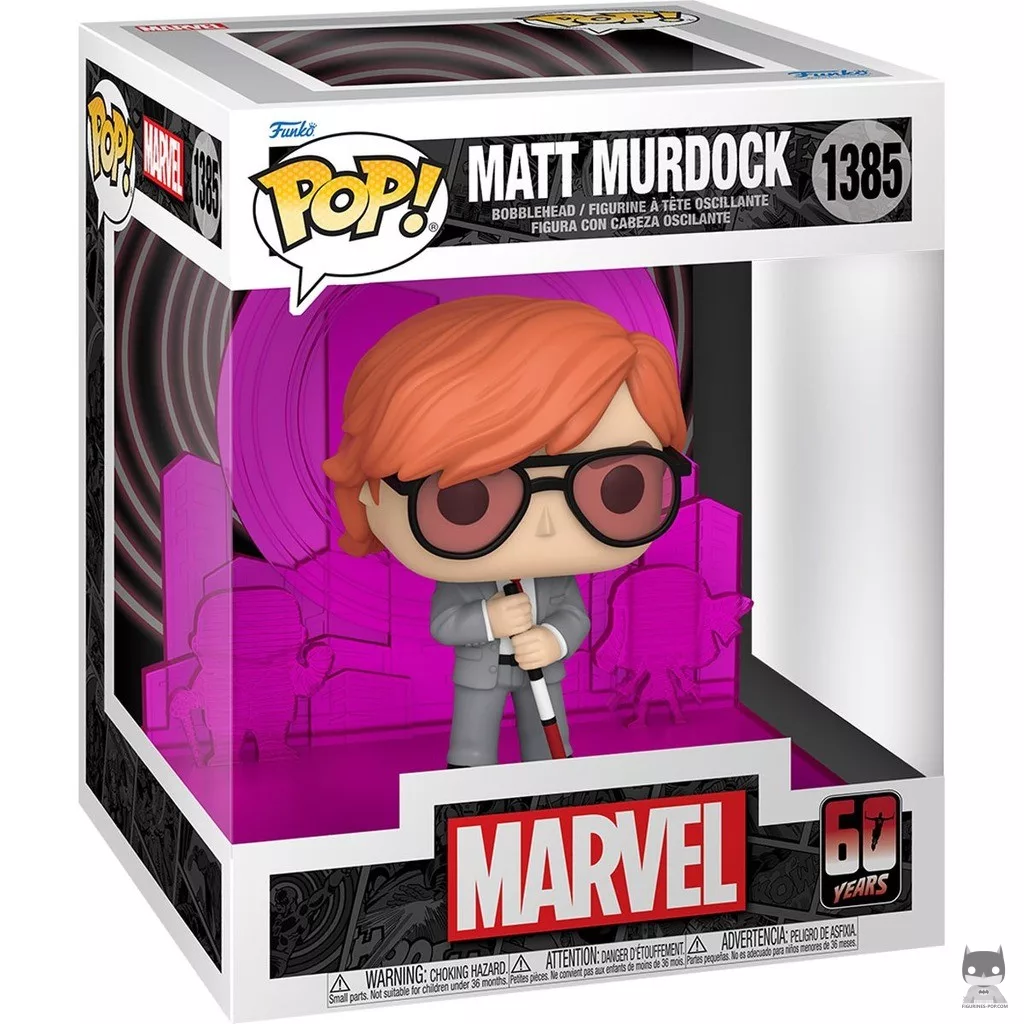 Figura Funko Pop! Matt Murdock con radar (Deluxe) en su caja