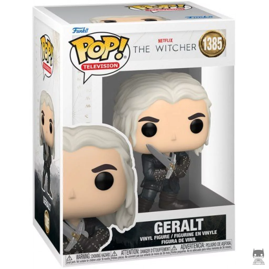 Figura Funko Pop! Geralt en su caja