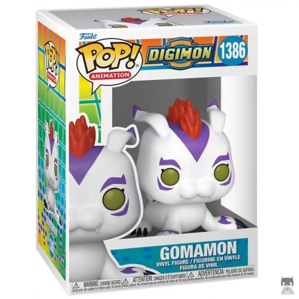 Figura Funko Pop! Gomamon en su caja