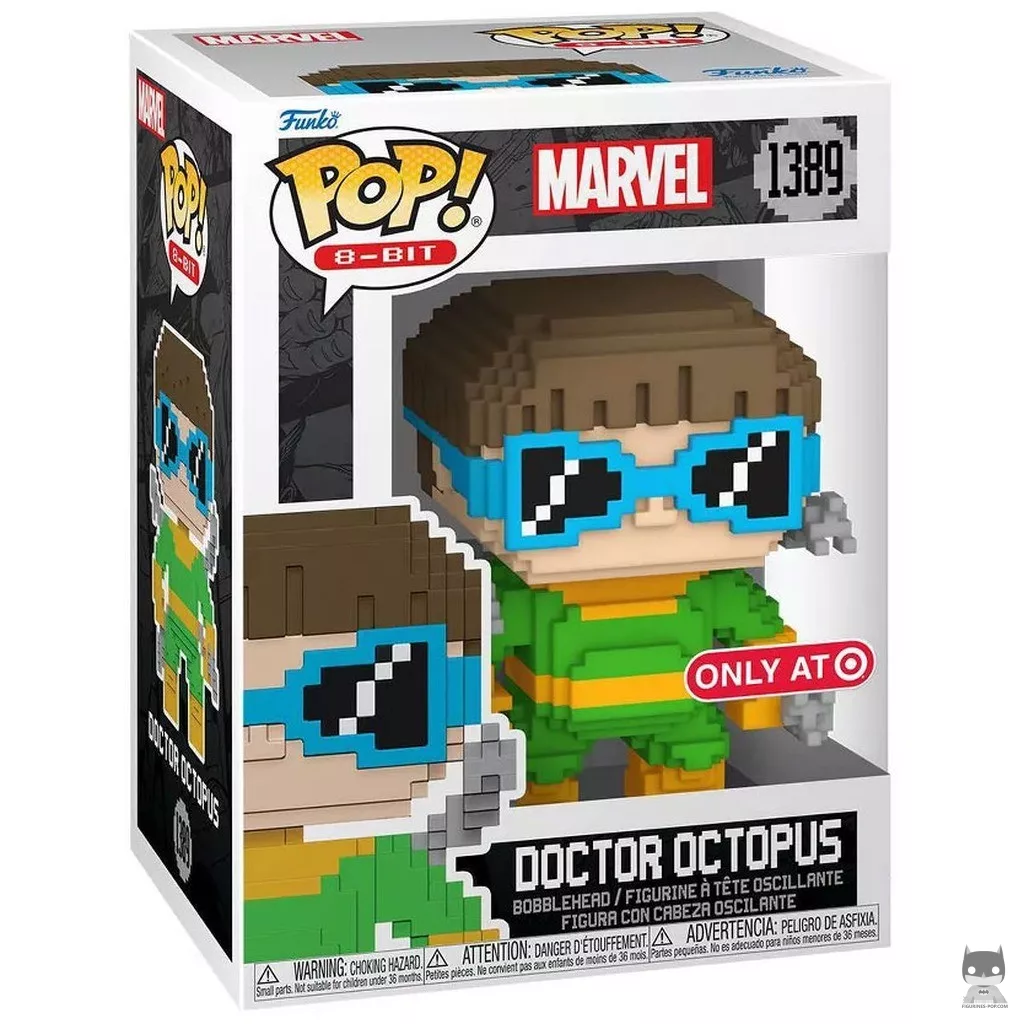 Figura Funko Pop! Doctor Octopus (8-bit) en su caja