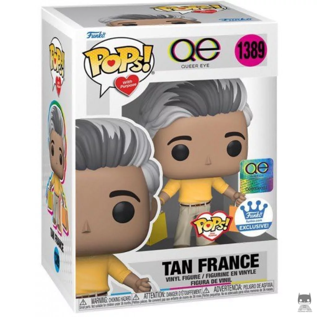 Figura Funko Pop! Tan France en su caja