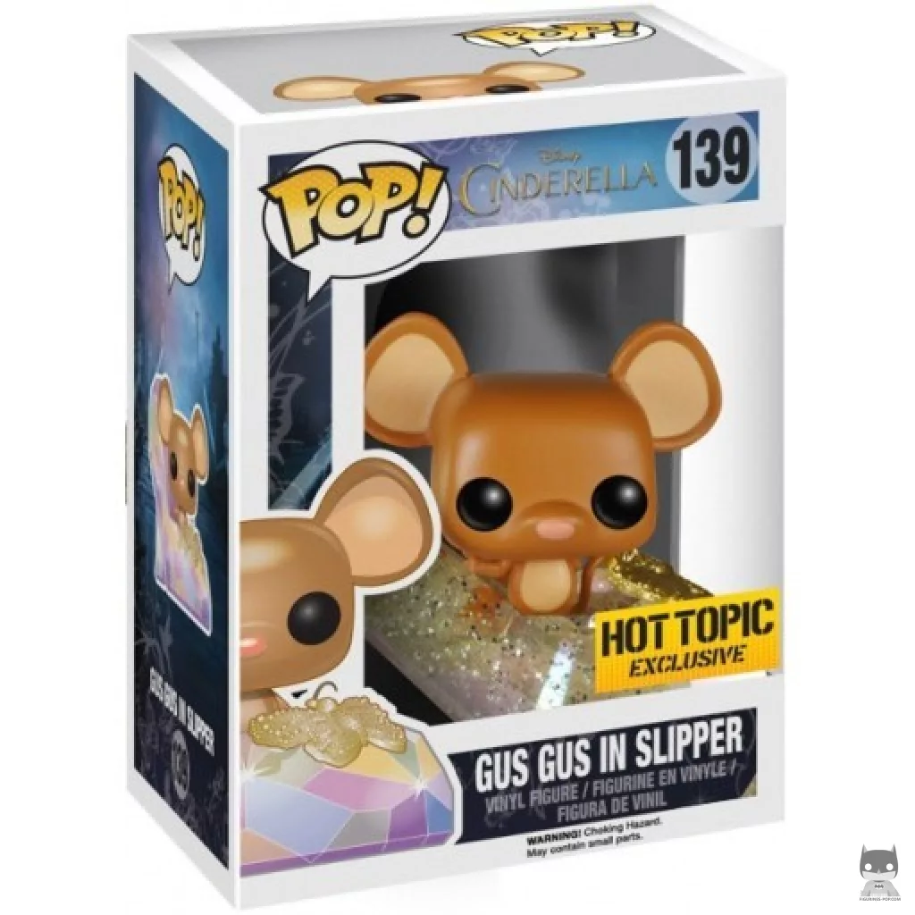 Figura Funko Pop! Gus en el zapato (Purpurina) en su caja