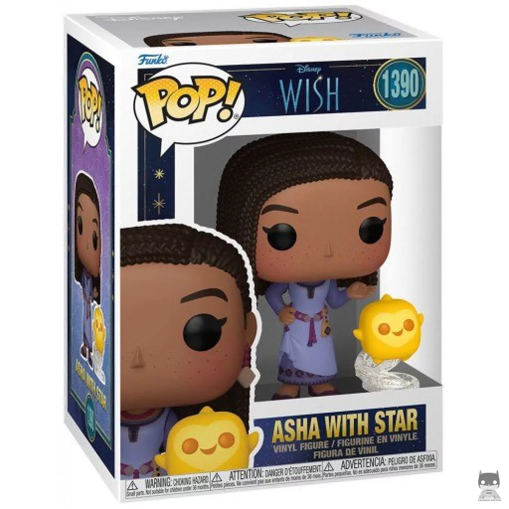 Figura Funko Pop! Asha con Estrella en su caja