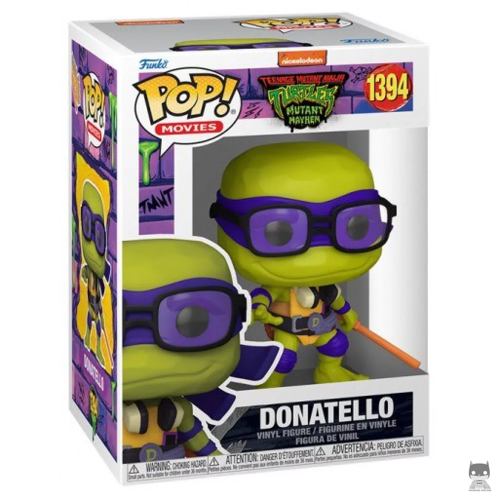 Figura Funko Pop! Donatello en su caja