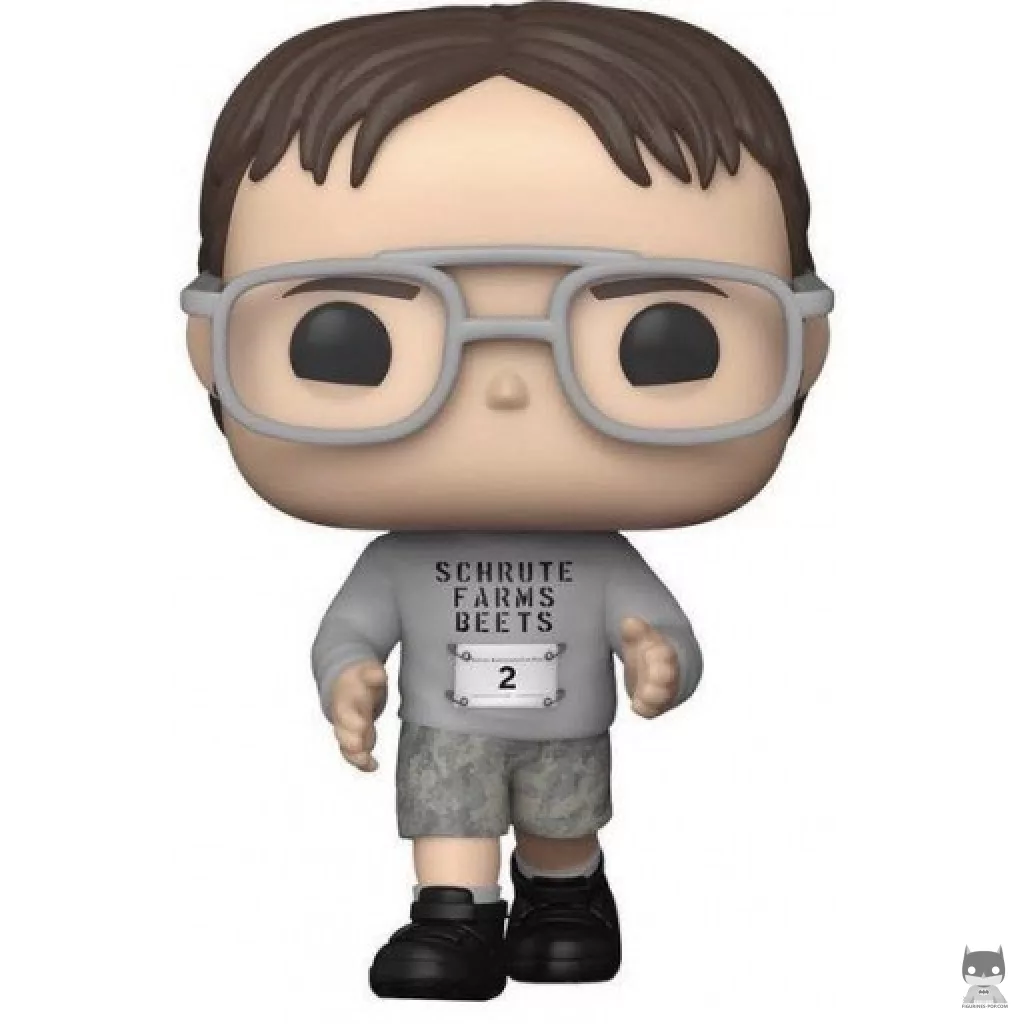 Figura Funko Pop! Dwight en la carrera solidaria (The Office)