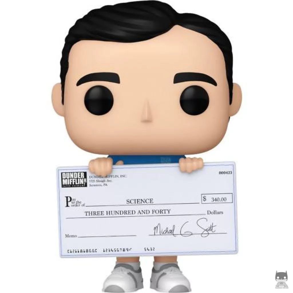 Figura Funko Pop! Michael con el cheque (The Office)