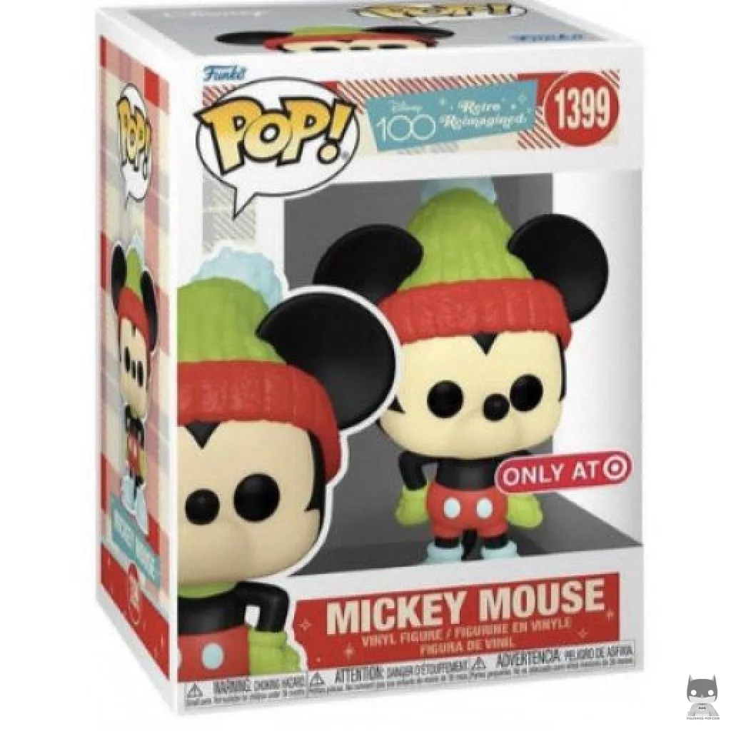 Figura Funko Pop! Mickey Mouse (Retro Reimagined) en su caja