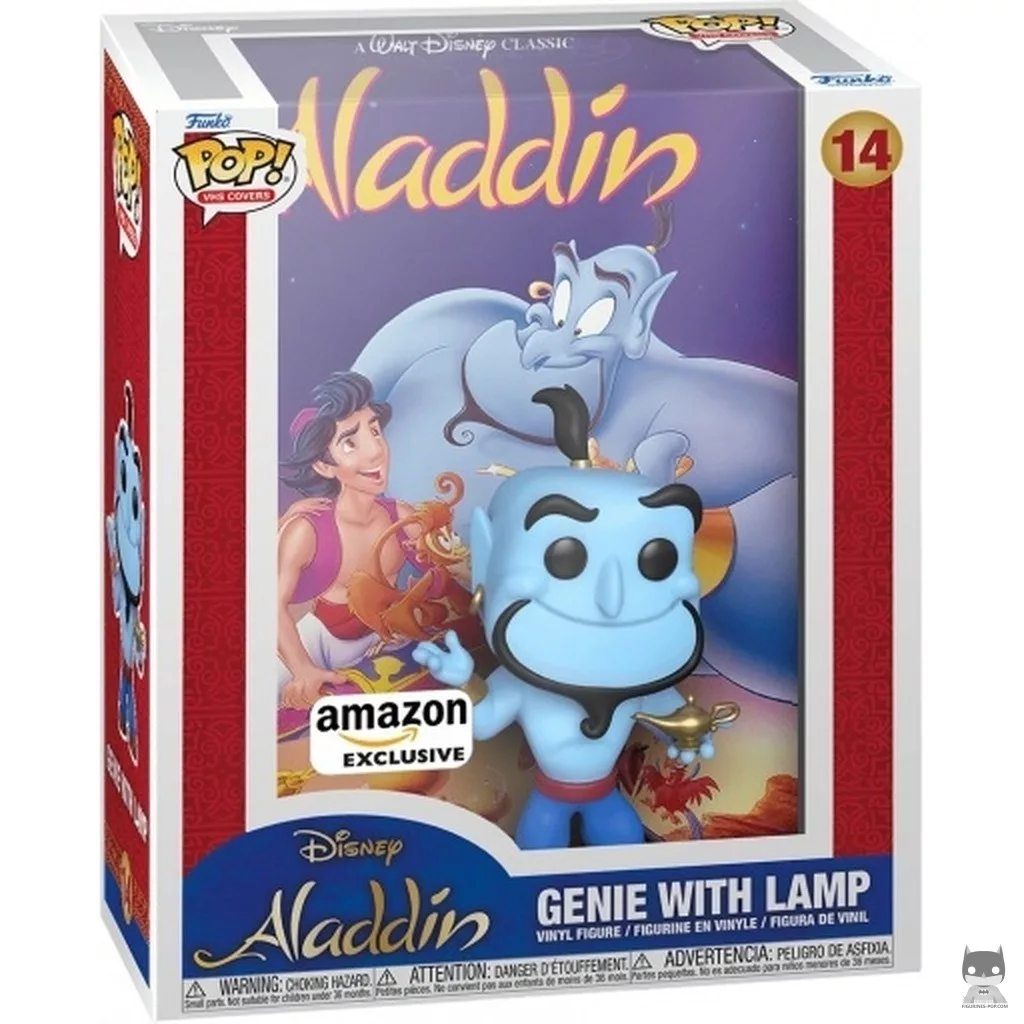 Figura Funko Pop! Genio con la lámpara en su caja