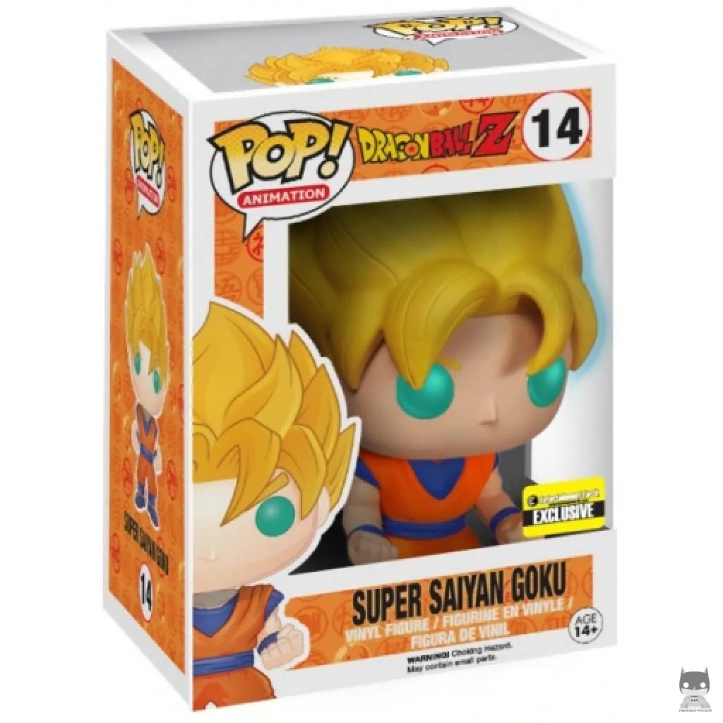 Figura Funko Pop! Goku Super Saiyan (Brilla en la oscuridad) en su caja