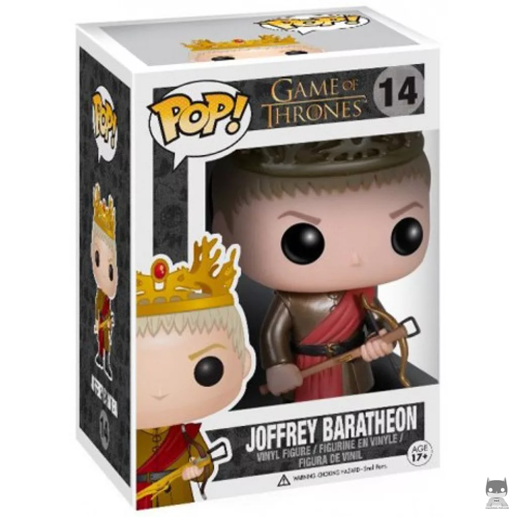 Figura Funko Pop! Joffrey Baratheon en su caja