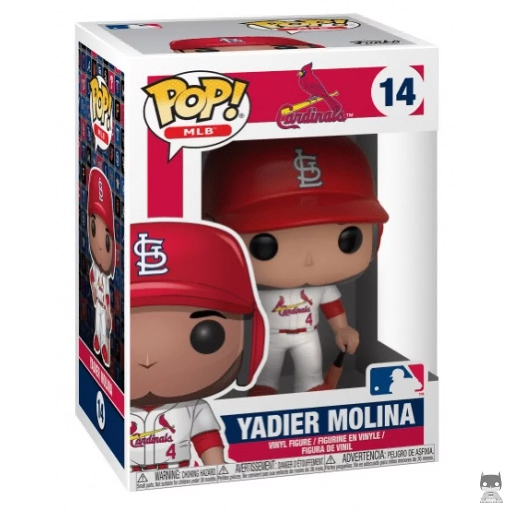 Figura Funko Pop! Yadier Molina en su caja