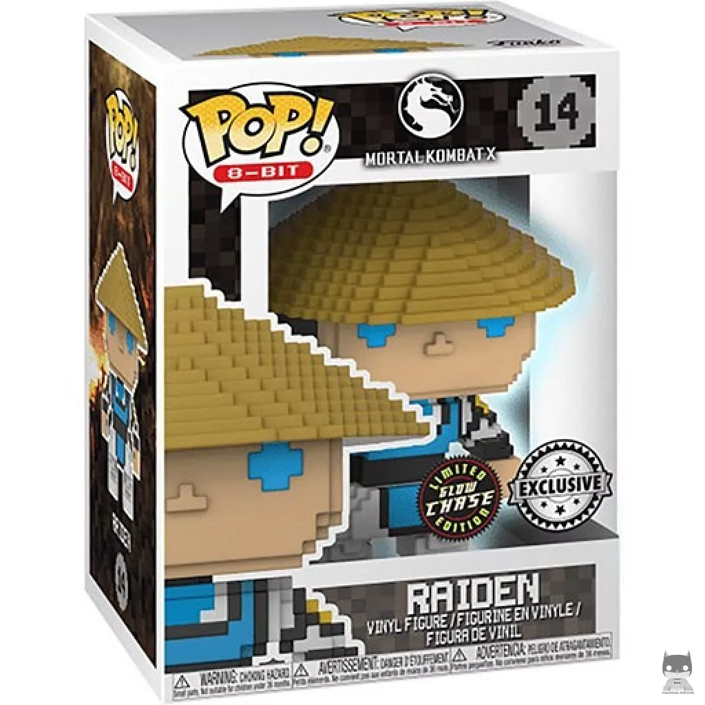 Figura Funko Pop! Raiden (Chase) en su caja