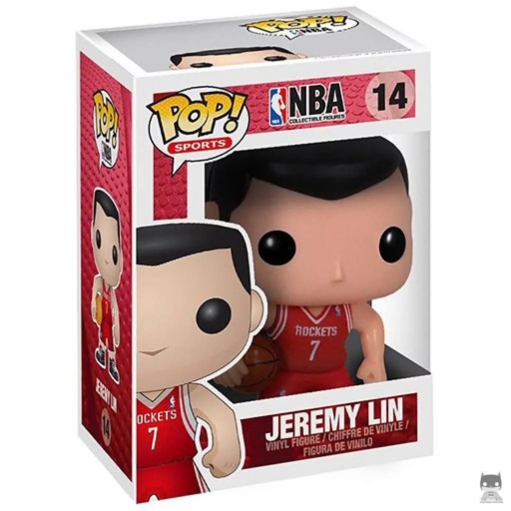 Figura Funko Pop! Jeremy Lin en su caja