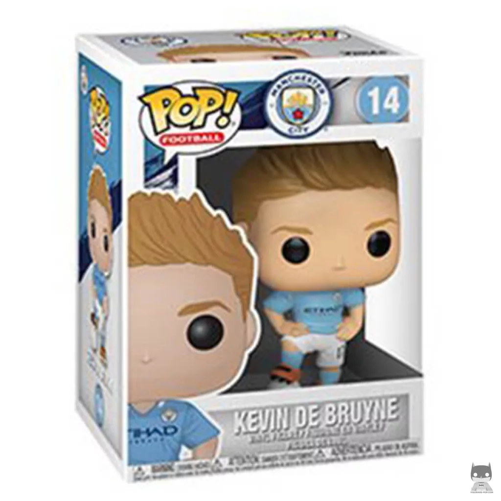 Figura Funko Pop! Kevin De Bruyne (Manchester City) en su caja
