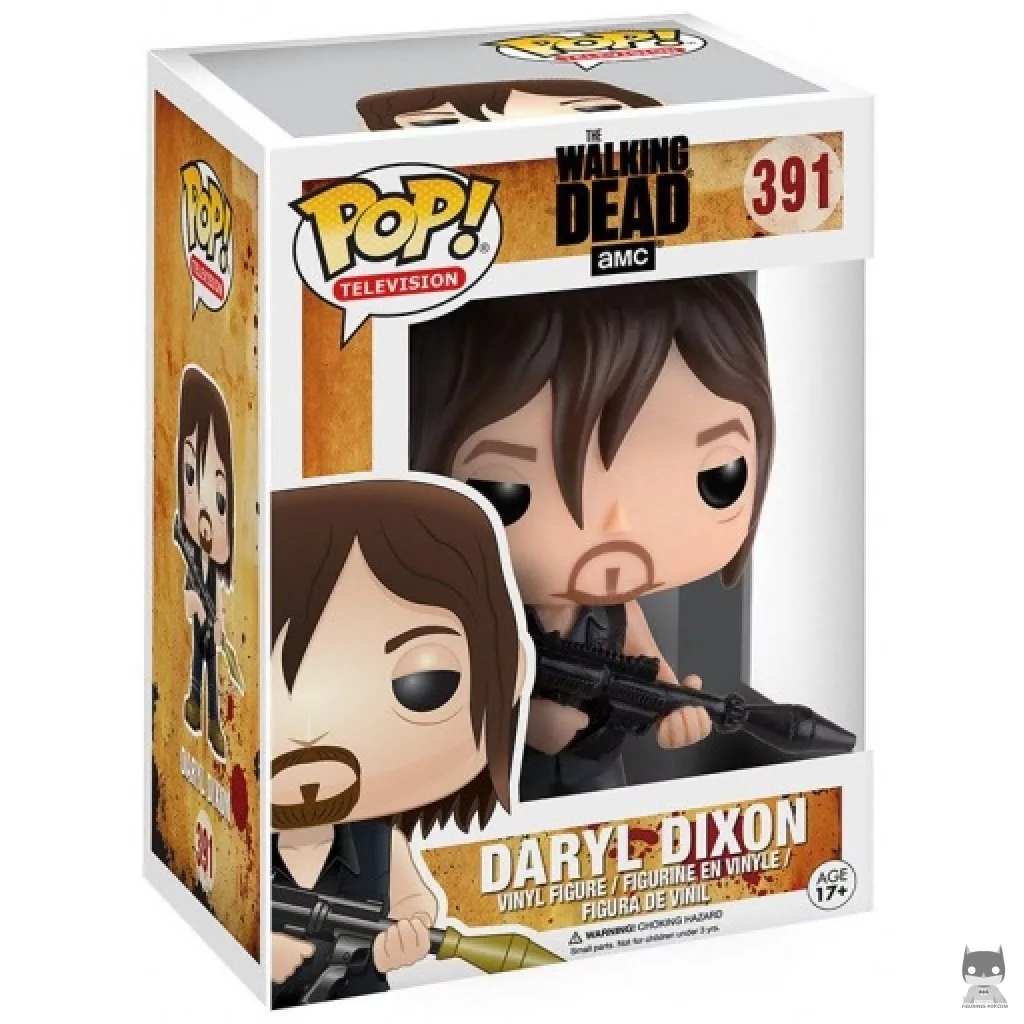 Figura Funko Pop! Daryl Dixon con ballesta (Ensangrentado) en su caja
