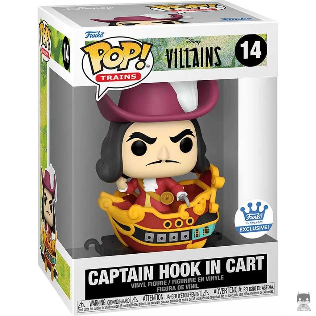 Figura Funko Pop! Capitán Garfio en su caja