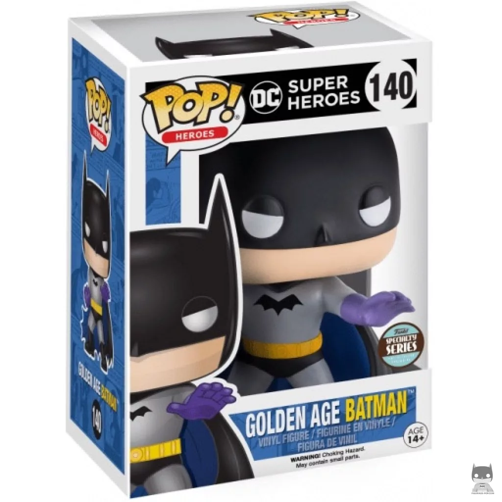 Figura Funko Pop! Batman de la Edad de Oro en su caja