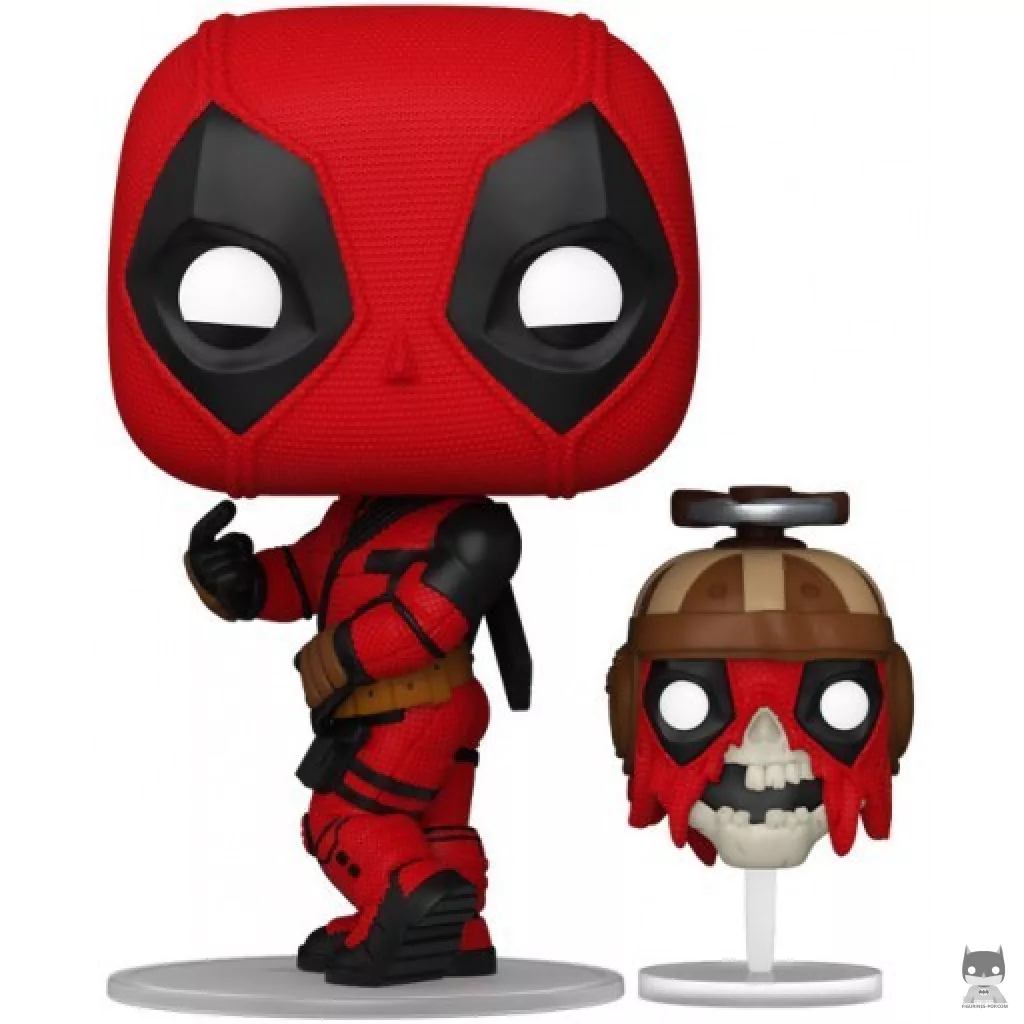 Figura Funko Pop! Deadpool con Headpool (Deadpool y Lobezno)