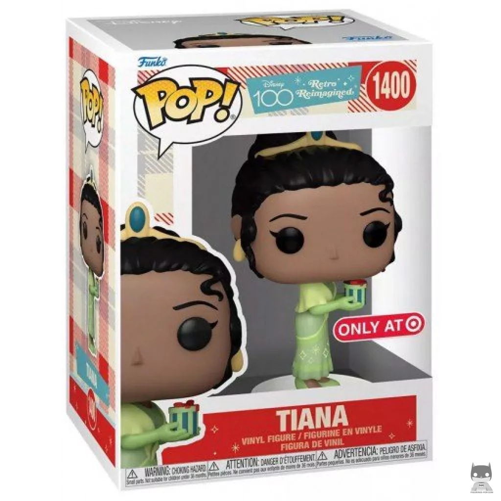 Figura Funko Pop! Tiana (Retro Reimagined) en su caja