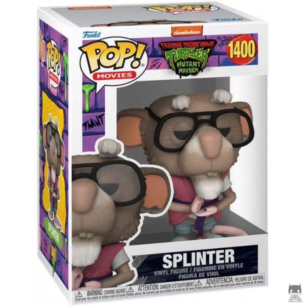 Figura Funko Pop! Splinter en su caja
