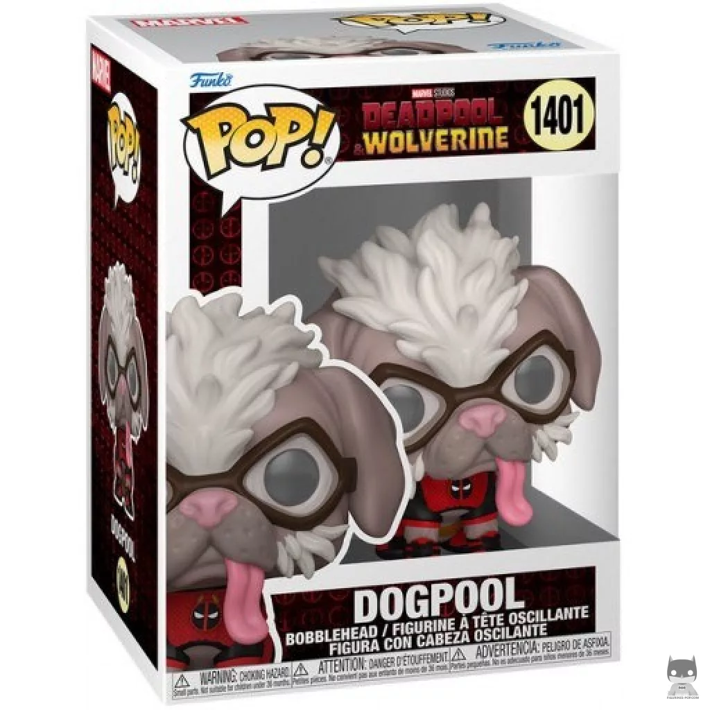 Figura Funko Pop! Dogpool en su caja