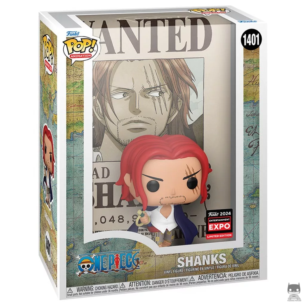 Figura Funko Pop! Shanks (Póster) en su caja