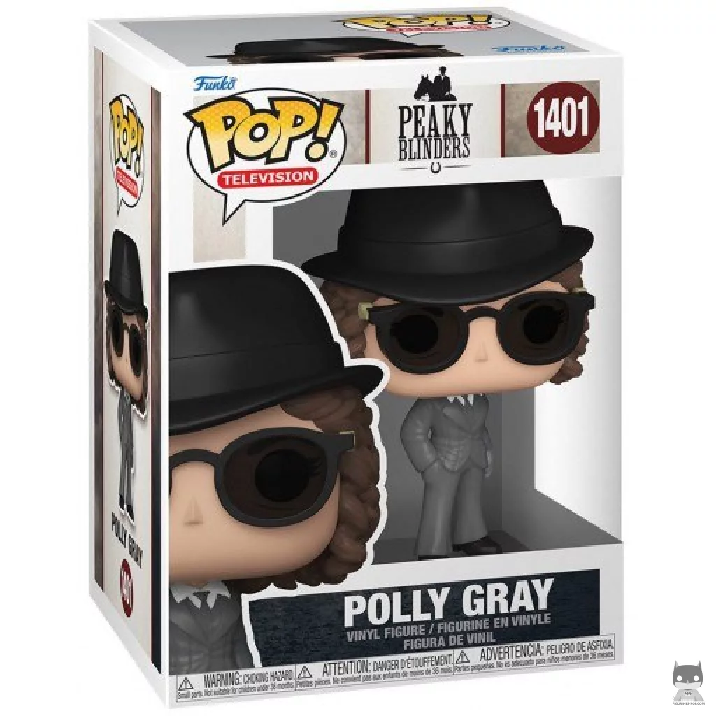 Figura Funko Pop! Polly Gray en su caja