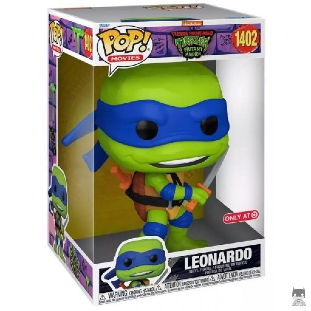 Figura Funko Pop! Leonardo (Supersized) en su caja